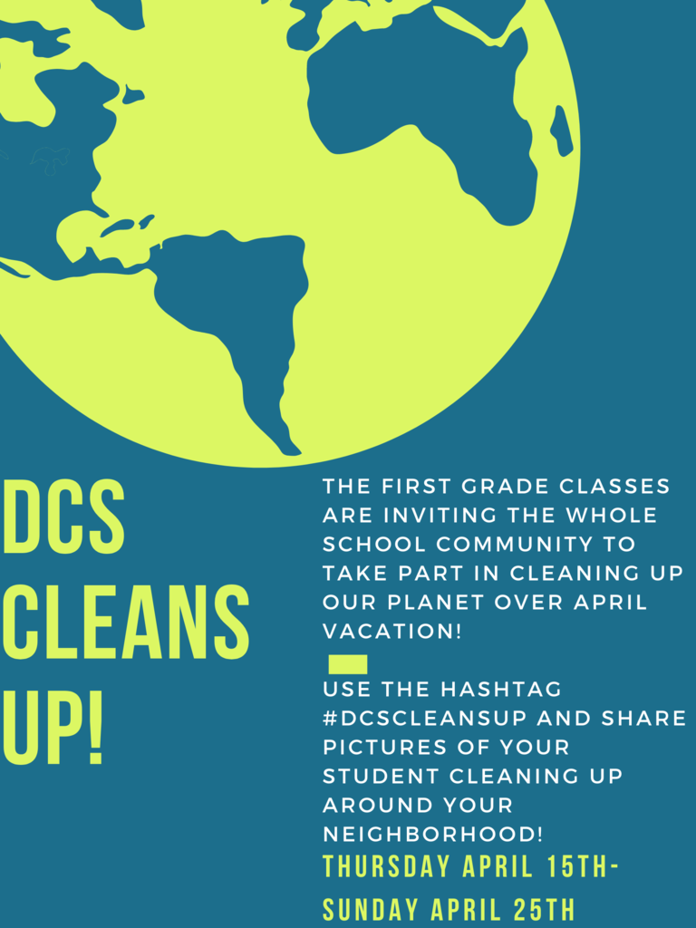 DCS cleans up for Earth Day 2021!!!